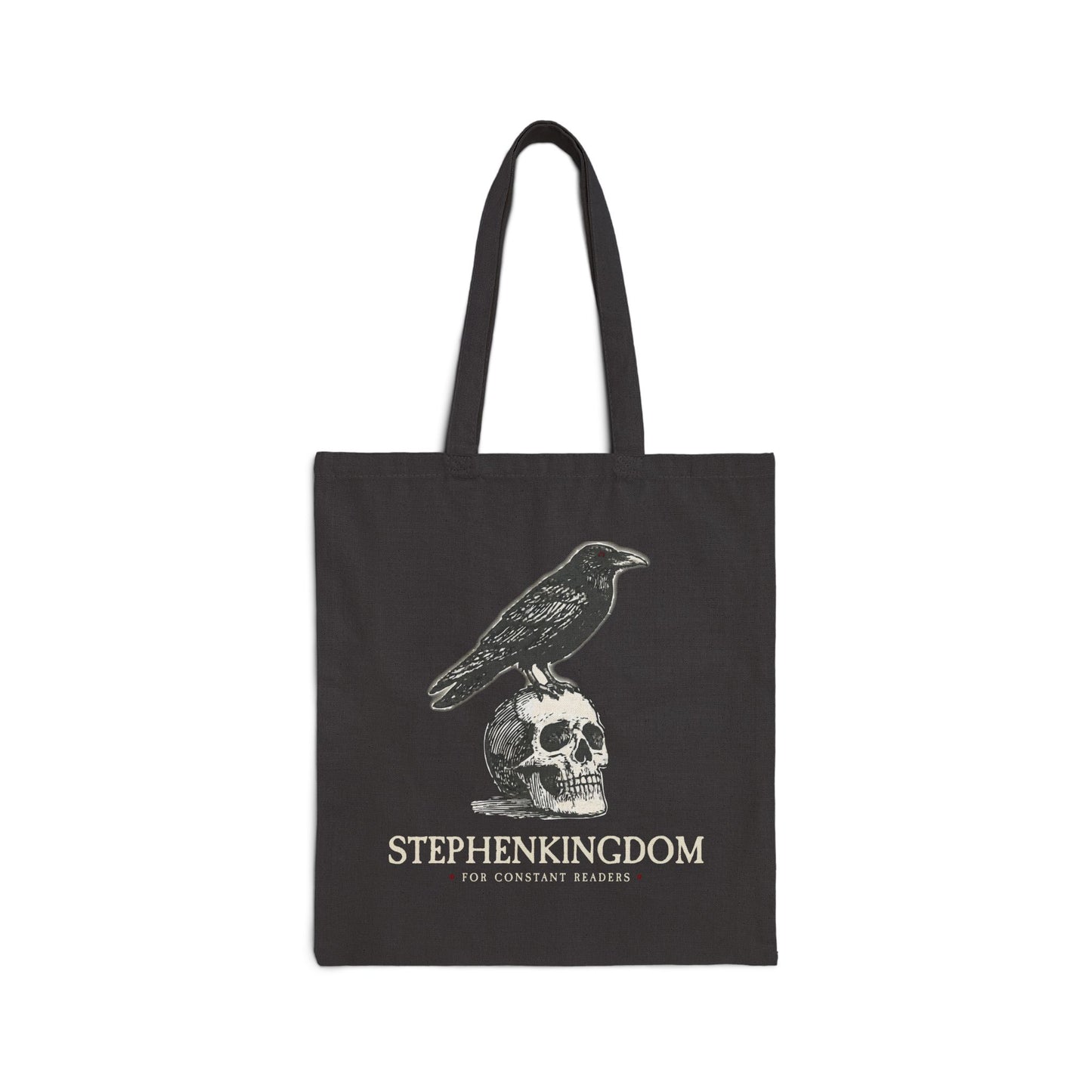 StephenKingdom Logo Tote – Natural or Black Cotton Canvas