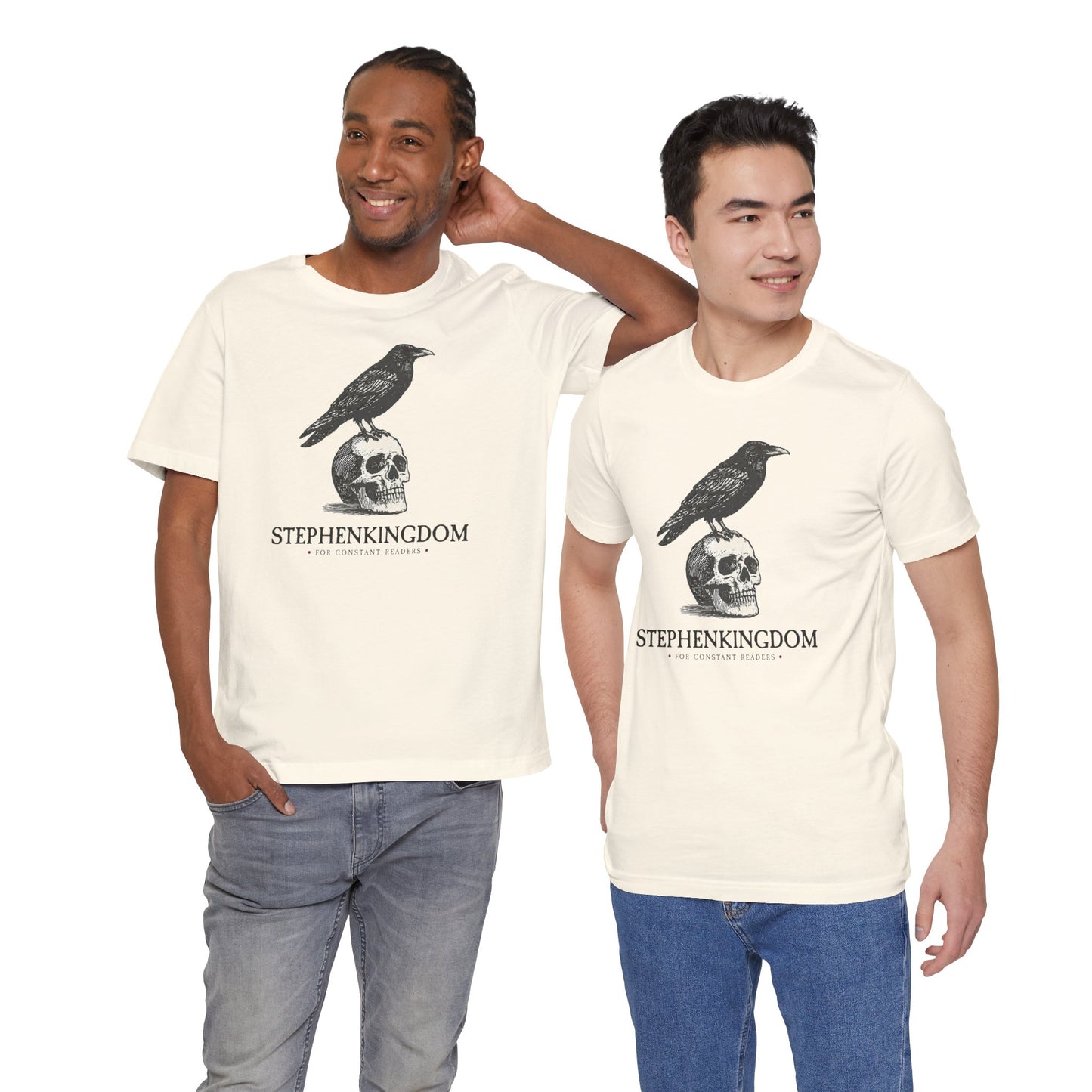 StephenKingdom Logo Tee – Black, White, or Bone