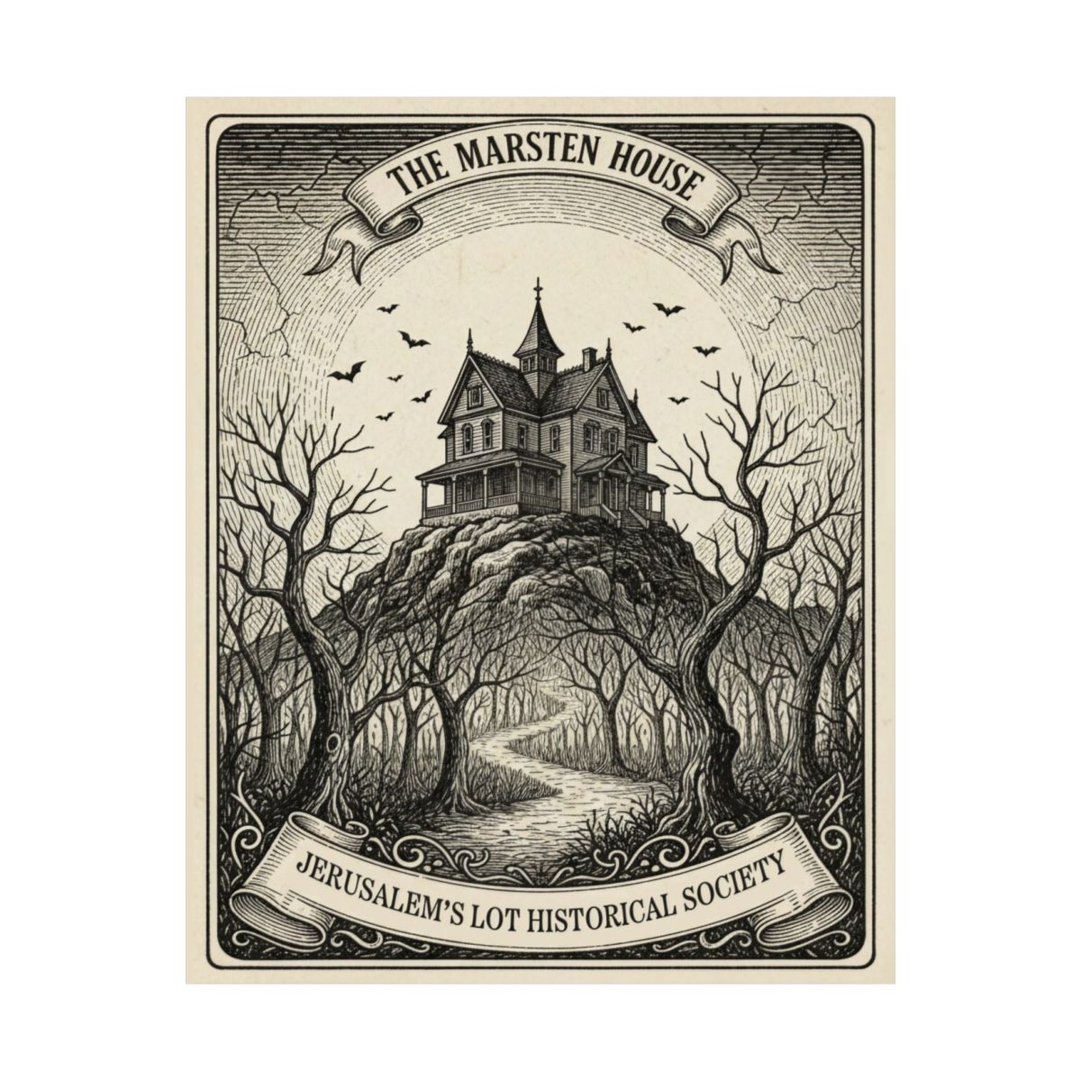 Marsten House Jerusalem's Lot Matte Poster