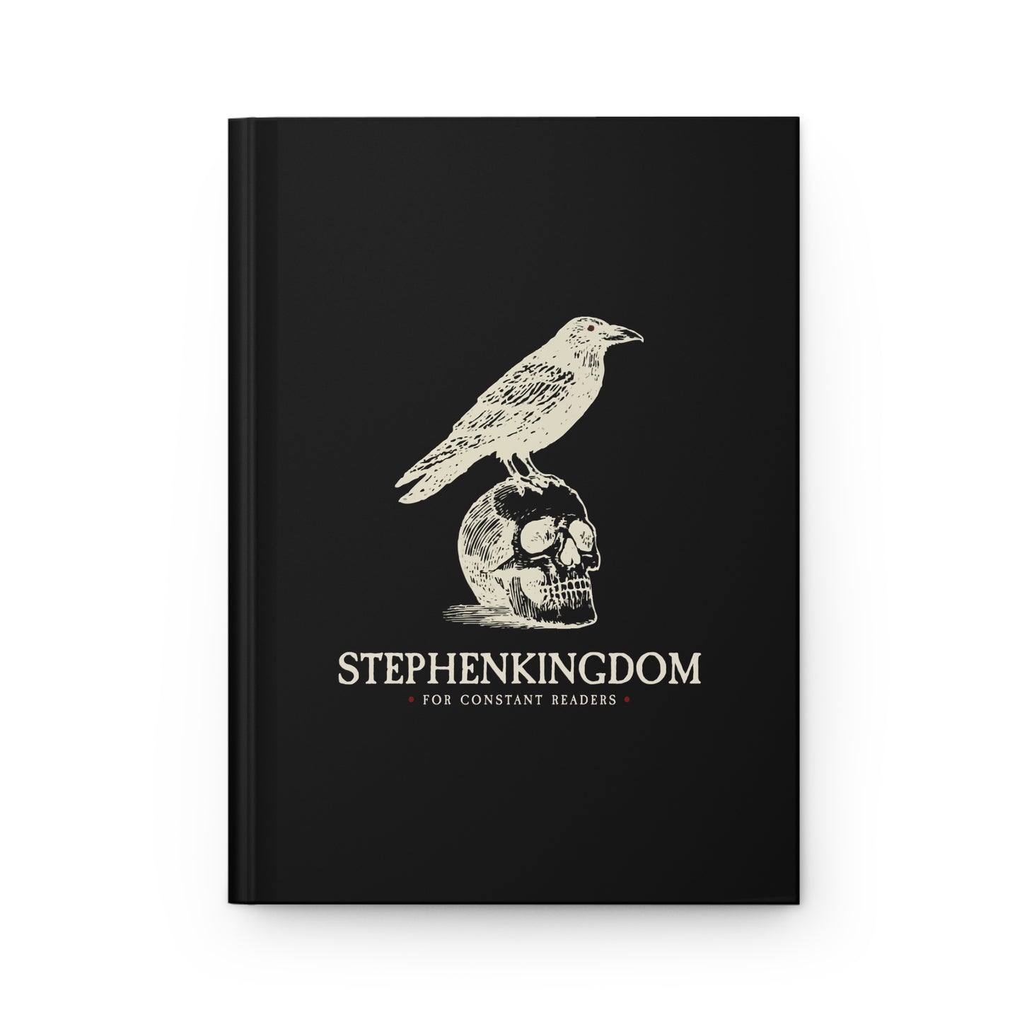 StephenKingdom Black Hardcover Journal – Matte Finish Writing Notebook