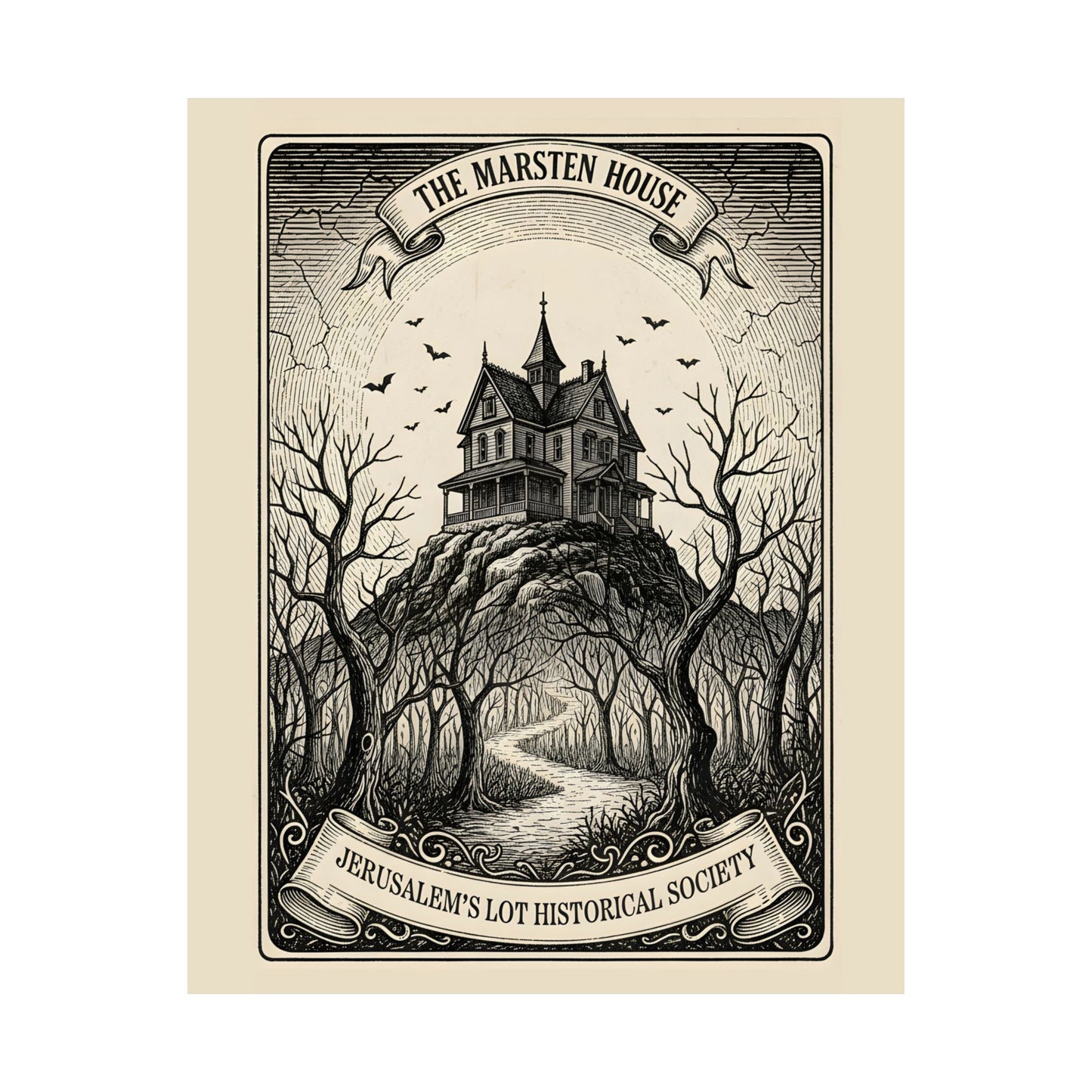 Marsten House Jerusalem's Lot Matte Poster