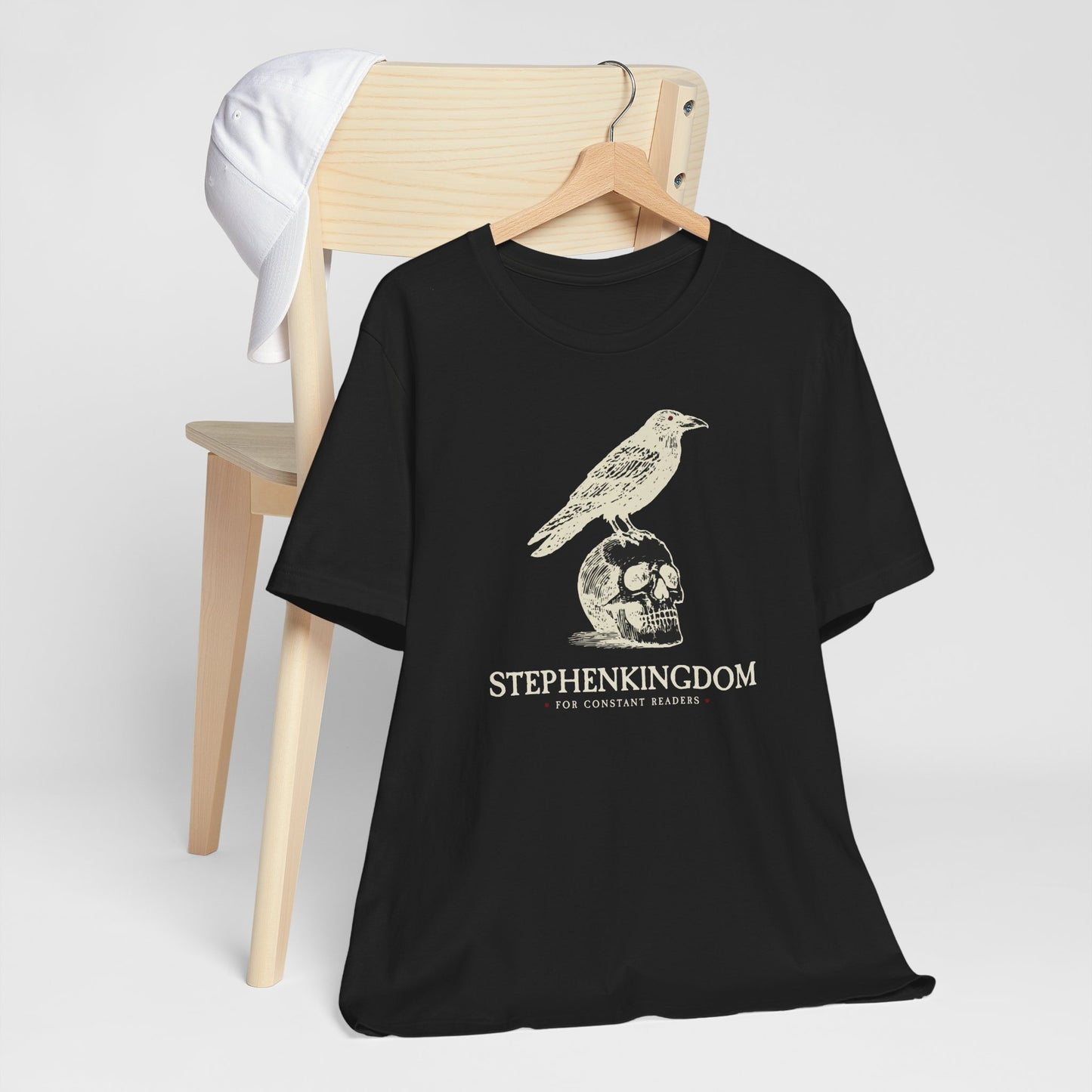 StephenKingdom Logo Tee – Black, White, or Bone