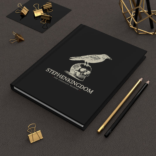 StephenKingdom Black Hardcover Journal – Matte Finish Writing Notebook