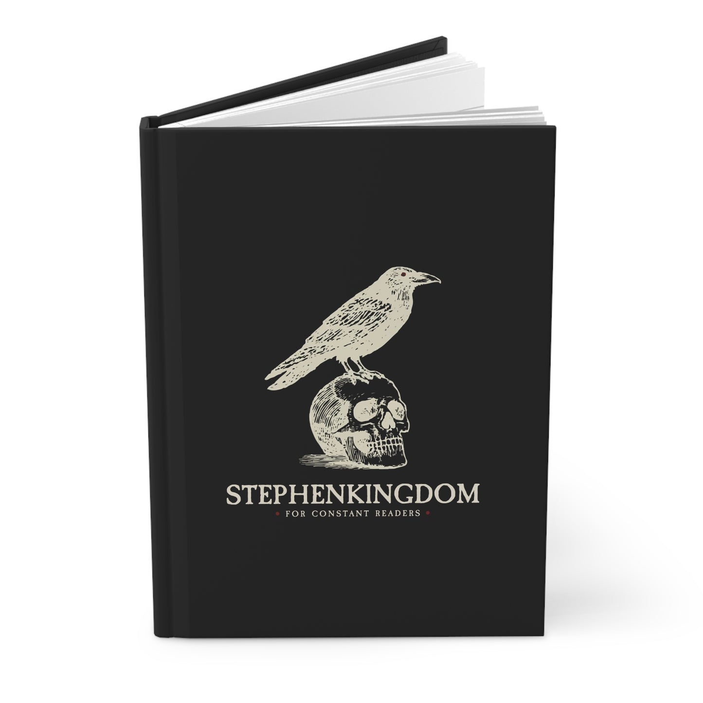 StephenKingdom Black Hardcover Journal – Matte Finish Writing Notebook