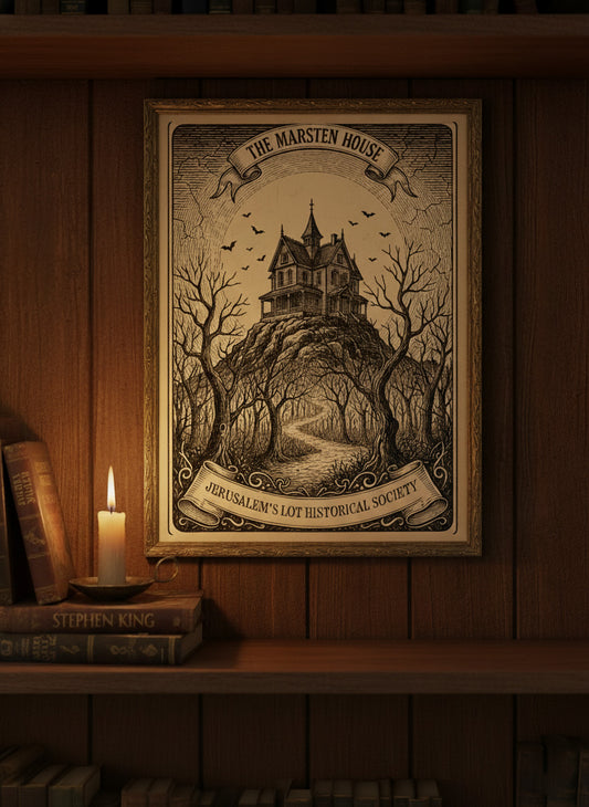 Marsten House Jerusalem's Lot Matte Poster